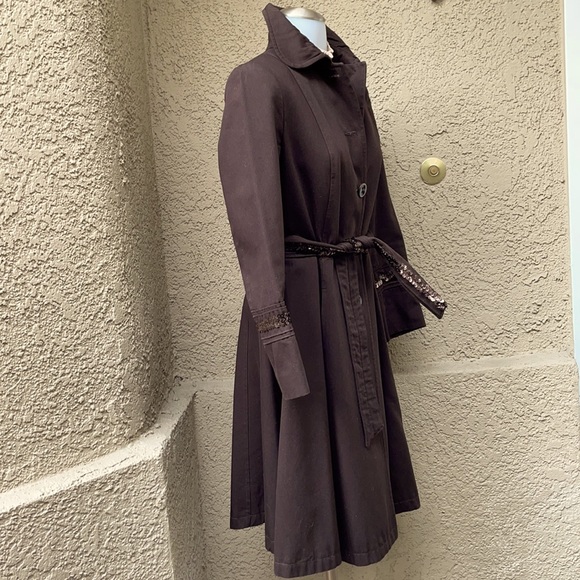 Zara Jackets & Coats Vintage Dark Brown Zara Cotton Long Coat